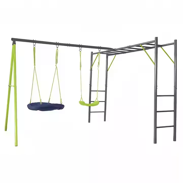 Рамка для скалолазания Открытый бар Green and Blue Monkey Bar