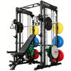 Силовая стойка M1 PRO Red Black Smith Machine для домашнего спортзала